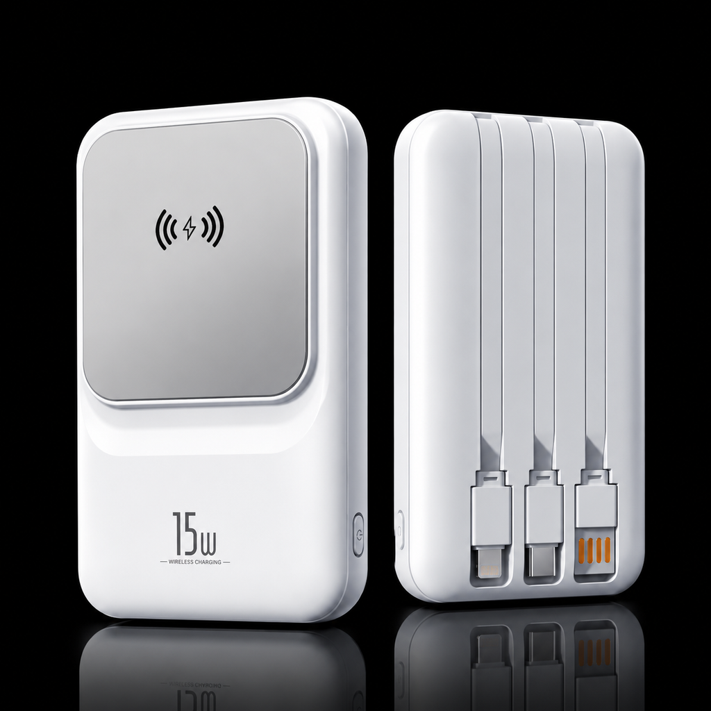 Magnexr Magnetic Power Bank, 10000MA Wireless Charger