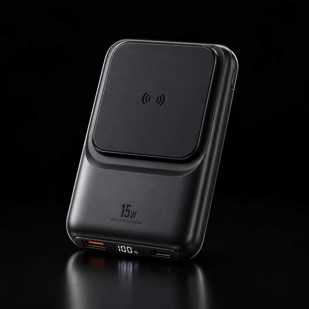 Magnexr Magnetic Power Bank, 10000MA Wireless Charger